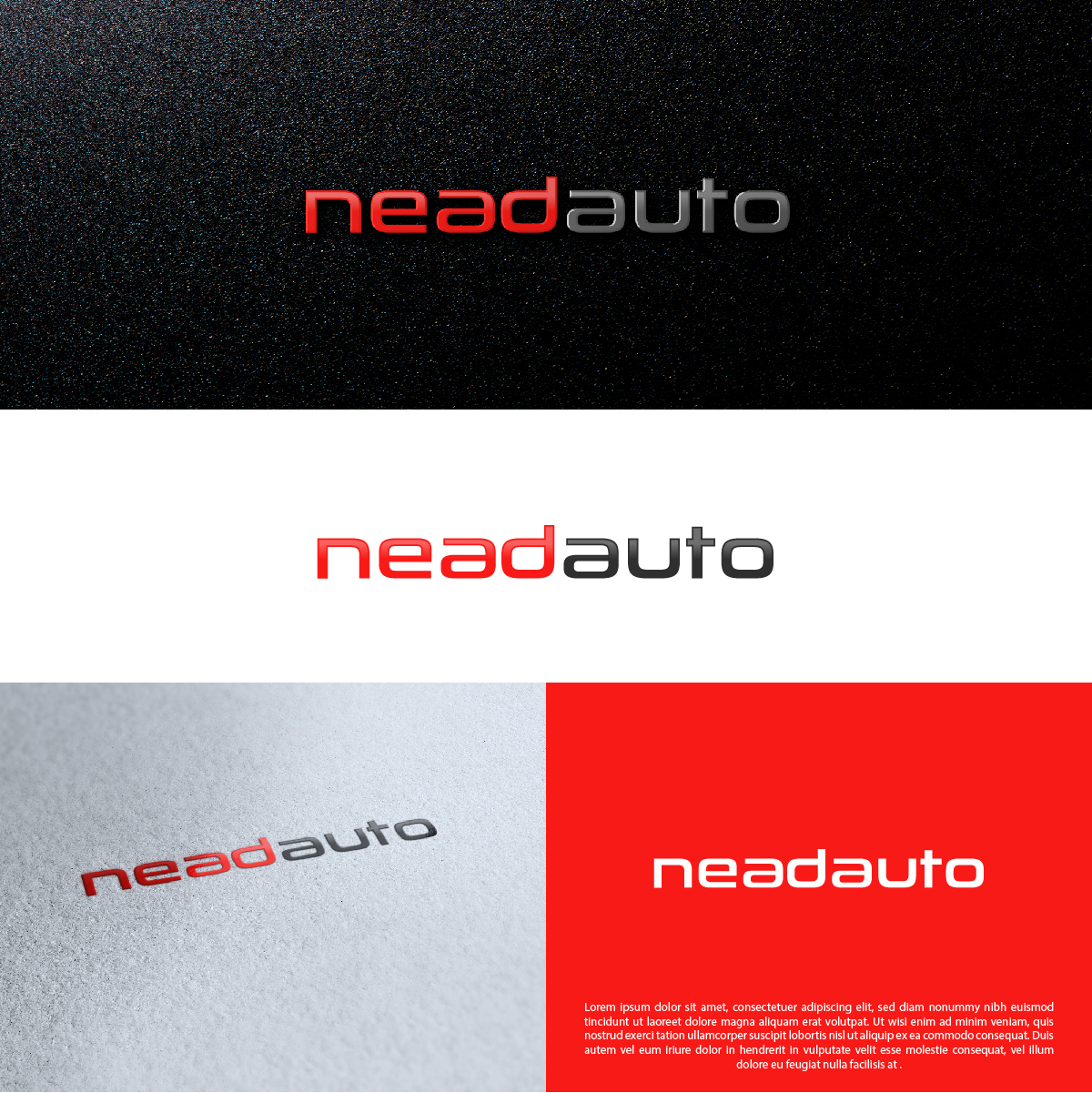 Logo Design by 7bitdesigner for NEAD AUTO | Design #18407248