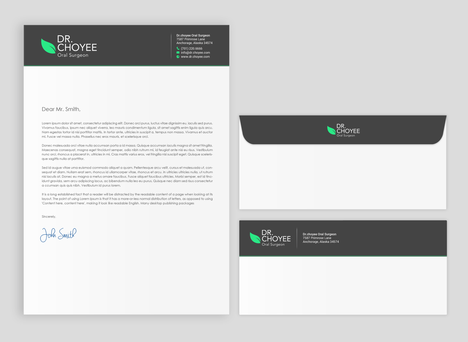 Design de Papeterie par chandrayaan.creative pour Simon K. Choyee, DDS, Inc. | Design #18274476