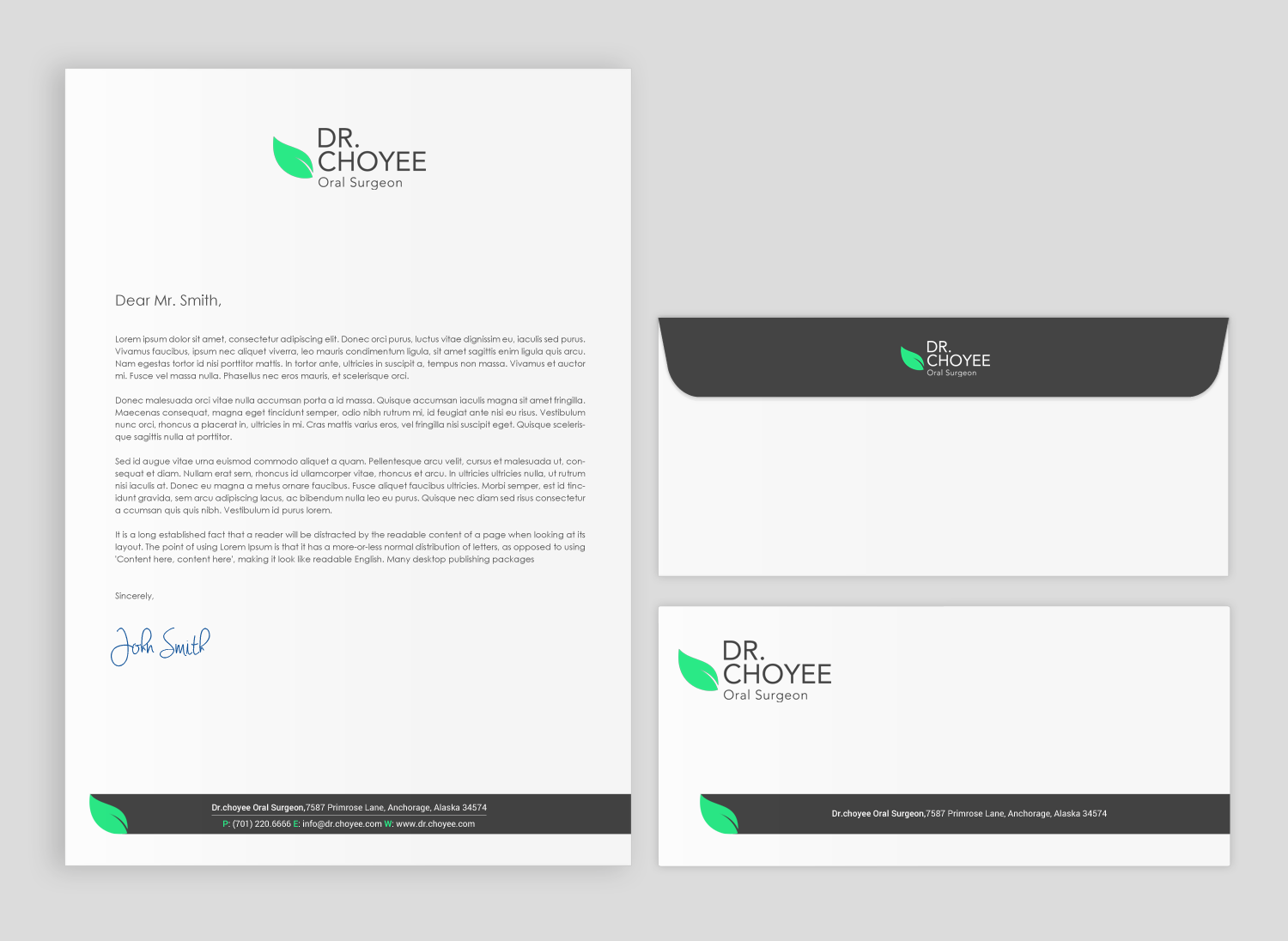 Stationery Design by chandrayaan.creative for Simon K. Choyee, DDS, Inc. | Design #18274494