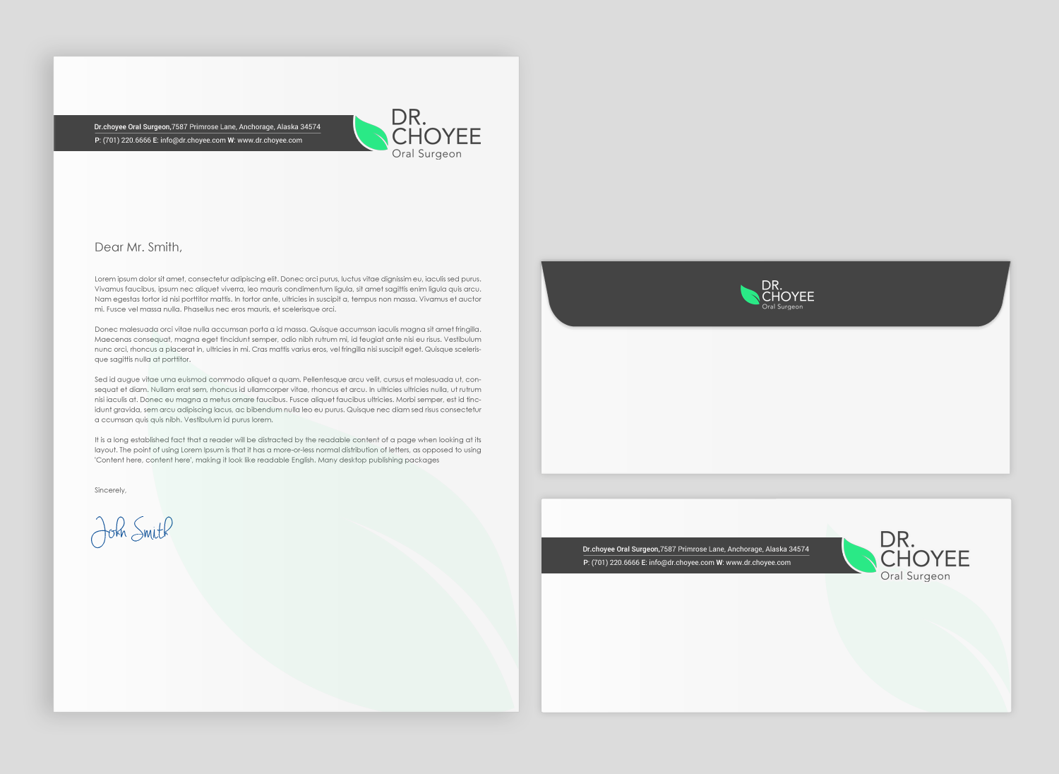 Stationery Design by chandrayaan.creative for Simon K. Choyee, DDS, Inc. | Design #18274497