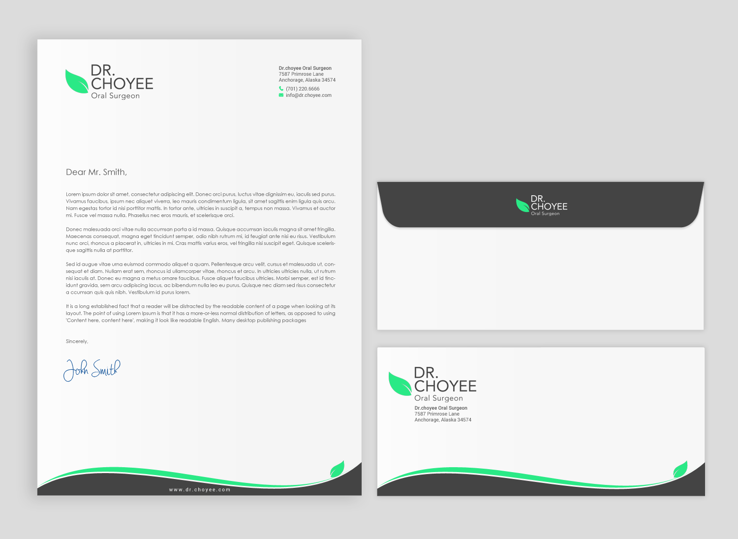 Stationery Design by chandrayaan.creative for Simon K. Choyee, DDS, Inc. | Design #18274499