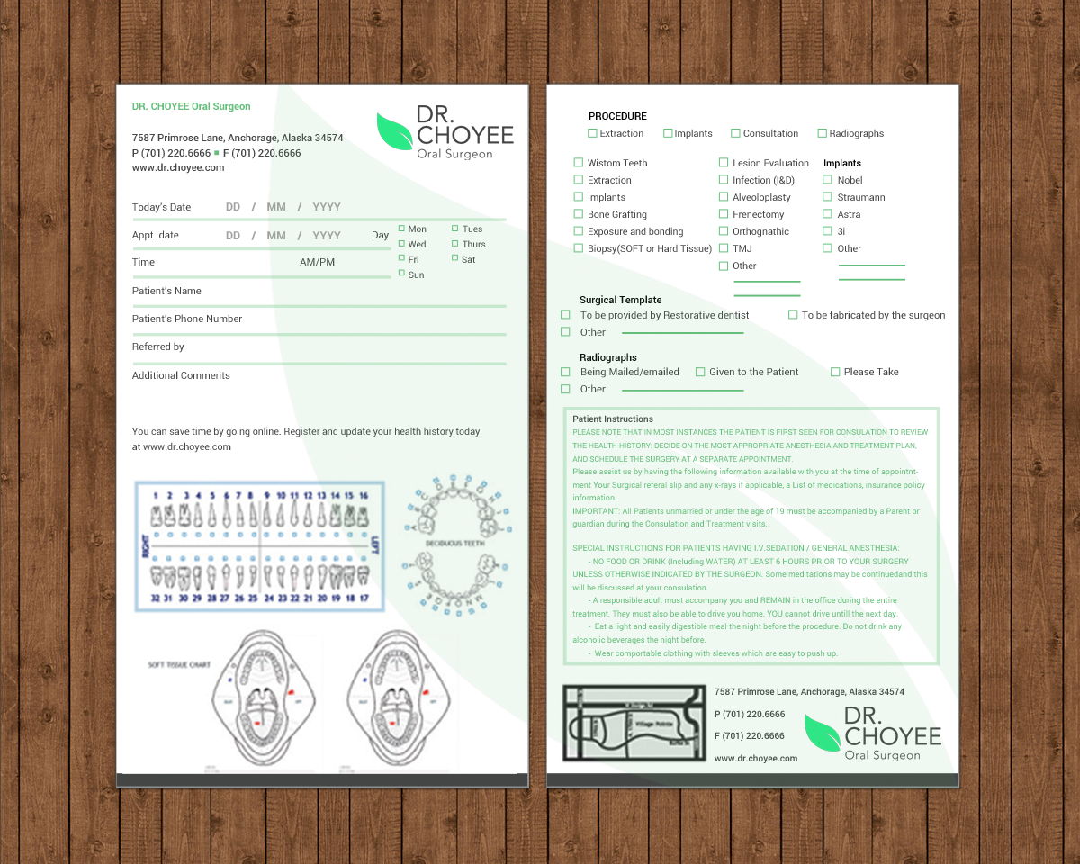 Stationery Design by chandrayaan.creative for Simon K. Choyee, DDS, Inc. | Design #18300887