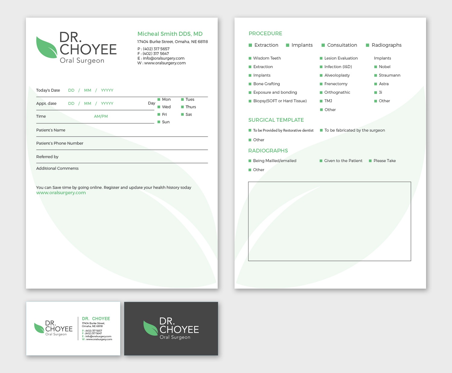 Stationery Design by Tripti Ranjan Gain for Simon K. Choyee, DDS, Inc. | Design #18298062