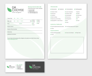 Stationery Design by Tripti Ranjan Gain for Simon K. Choyee, DDS, Inc. | Design: #18298062