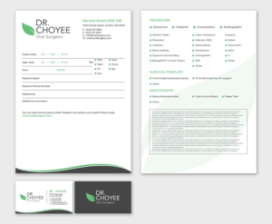 Stationery Design by Tripti Ranjan Gain for Simon K. Choyee, DDS, Inc. | Design: #18298063