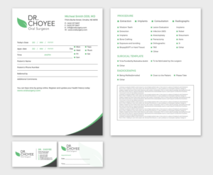 Stationery Design by Tripti Ranjan Gain for Simon K. Choyee, DDS, Inc. | Design: #18298075