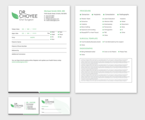 Stationery Design by Tripti Ranjan Gain for Simon K. Choyee, DDS, Inc. | Design: #18298084