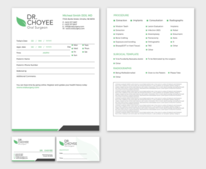 Stationery Design by Tripti Ranjan Gain for Simon K. Choyee, DDS, Inc. | Design: #18298085