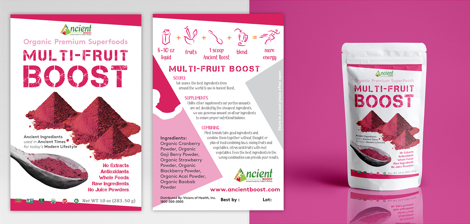 Label Design by Germanicus for Visions of Health | Design #18291546
