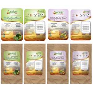 Green and Fruit Powder Label | Label Design by Suwaji Suwaji