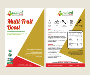 Label Design by Agarzaro for Visions of Health | Design: #18287396