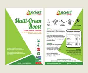 Label Design by Agarzaro for Visions of Health | Design: #18287398