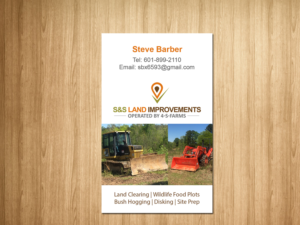 Business Card Design by Creations Box 2015 for S&S Land Improvements | Design: #18310258