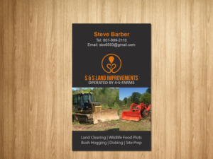 Business Card Design by Creations Box 2015 for S&S Land Improvements | Design: #18310259