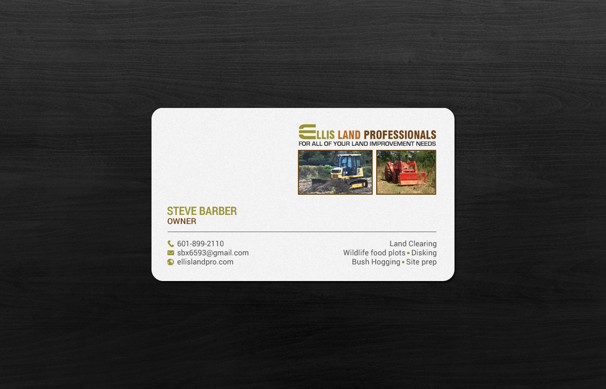 Business Card Design by chandrayaan.creative for S&S Land Improvements | Design #18297661