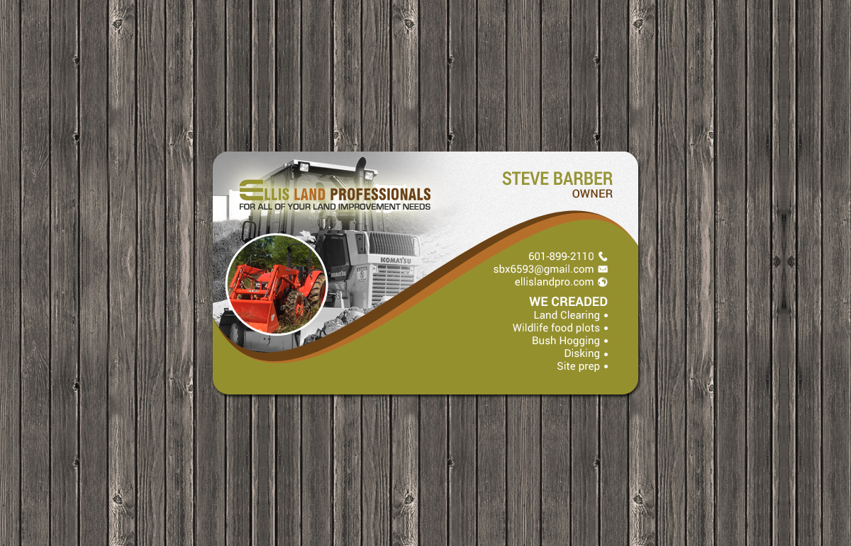Business Card Design by chandrayaan.creative for S&S Land Improvements | Design #18298146