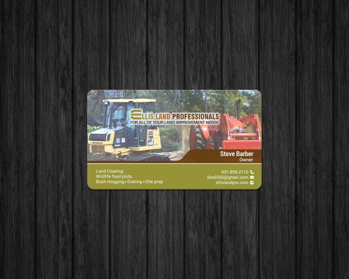 Business Card Design by chandrayaan.creative for S&S Land Improvements | Design #18299703