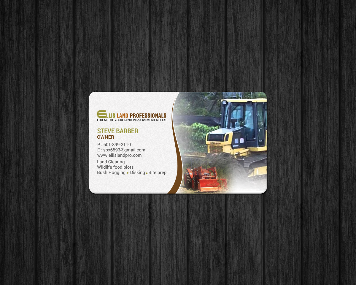 Business Card Design by chandrayaan.creative for S&S Land Improvements | Design #18300068