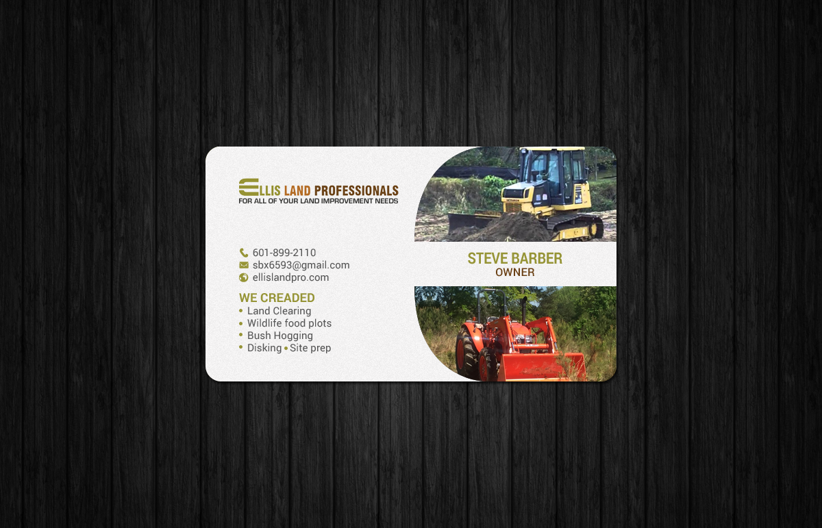 Business Card Design by chandrayaan.creative for S&S Land Improvements | Design #18301329