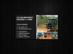 Business Card Design by Tripti Ranjan Gain for S&S Land Improvements | Design: #18296007