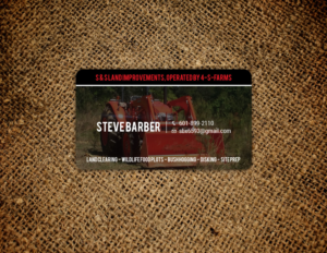 Business Card Design by Tripti Ranjan Gain for S&S Land Improvements | Design: #18296233