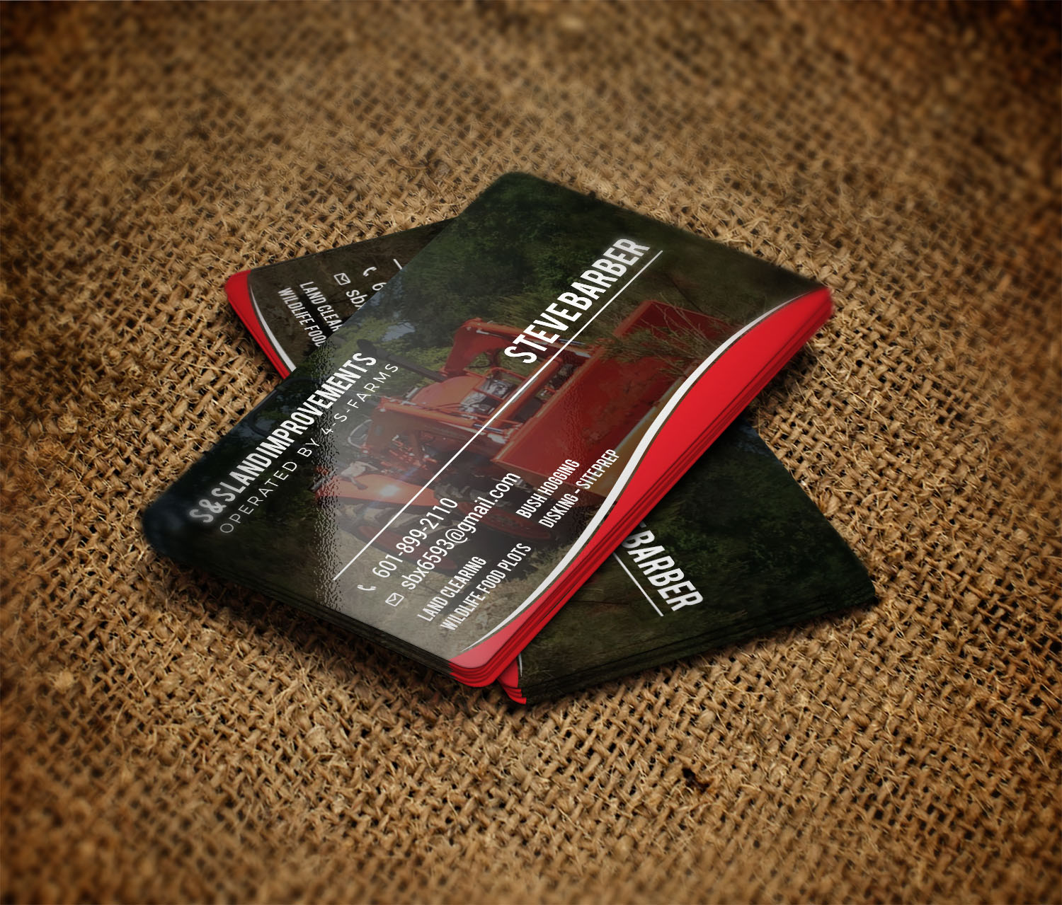 Business Card Design by Tripti Ranjan Gain for S&S Land Improvements | Design #18296234