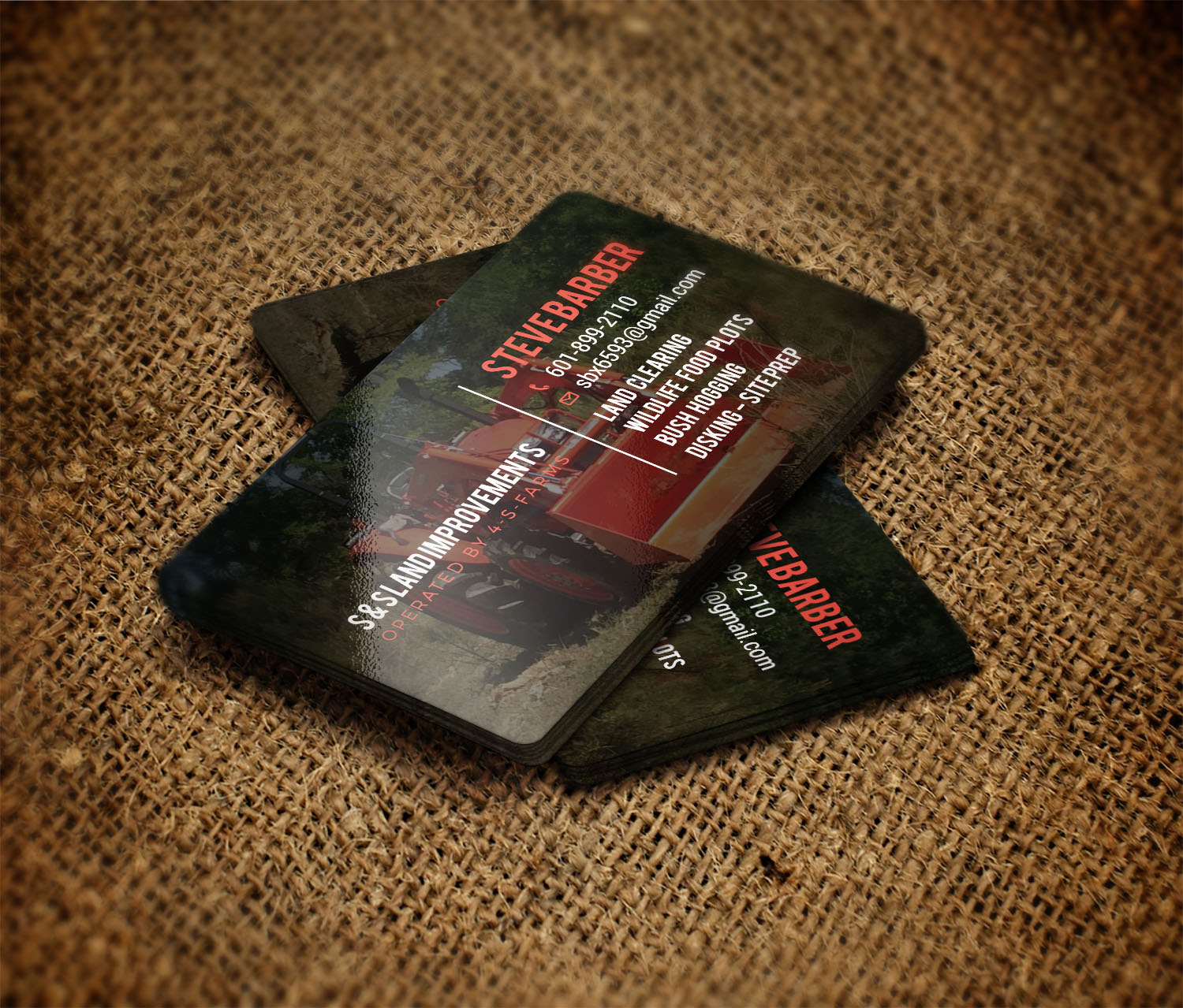 Business Card Design by Tripti Ranjan Gain for S&S Land Improvements | Design #18296236