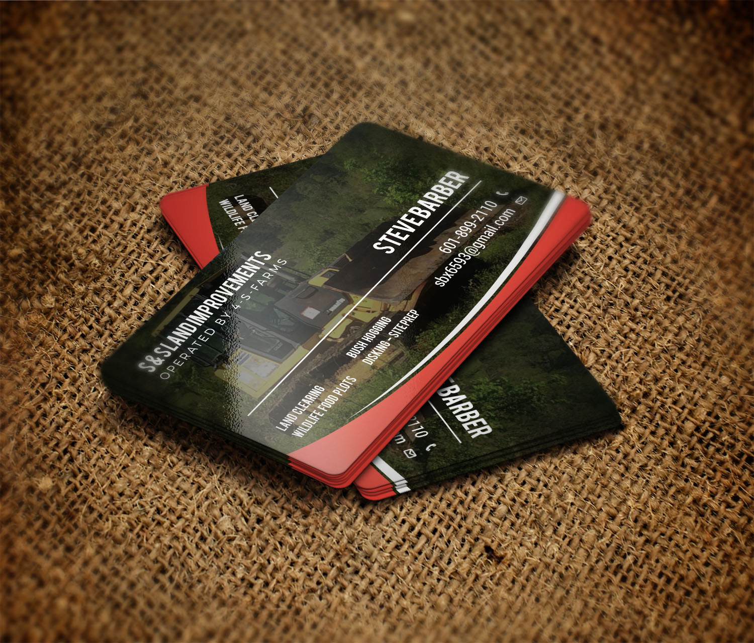 Business Card Design by Tripti Ranjan Gain for S&S Land Improvements | Design #18296252