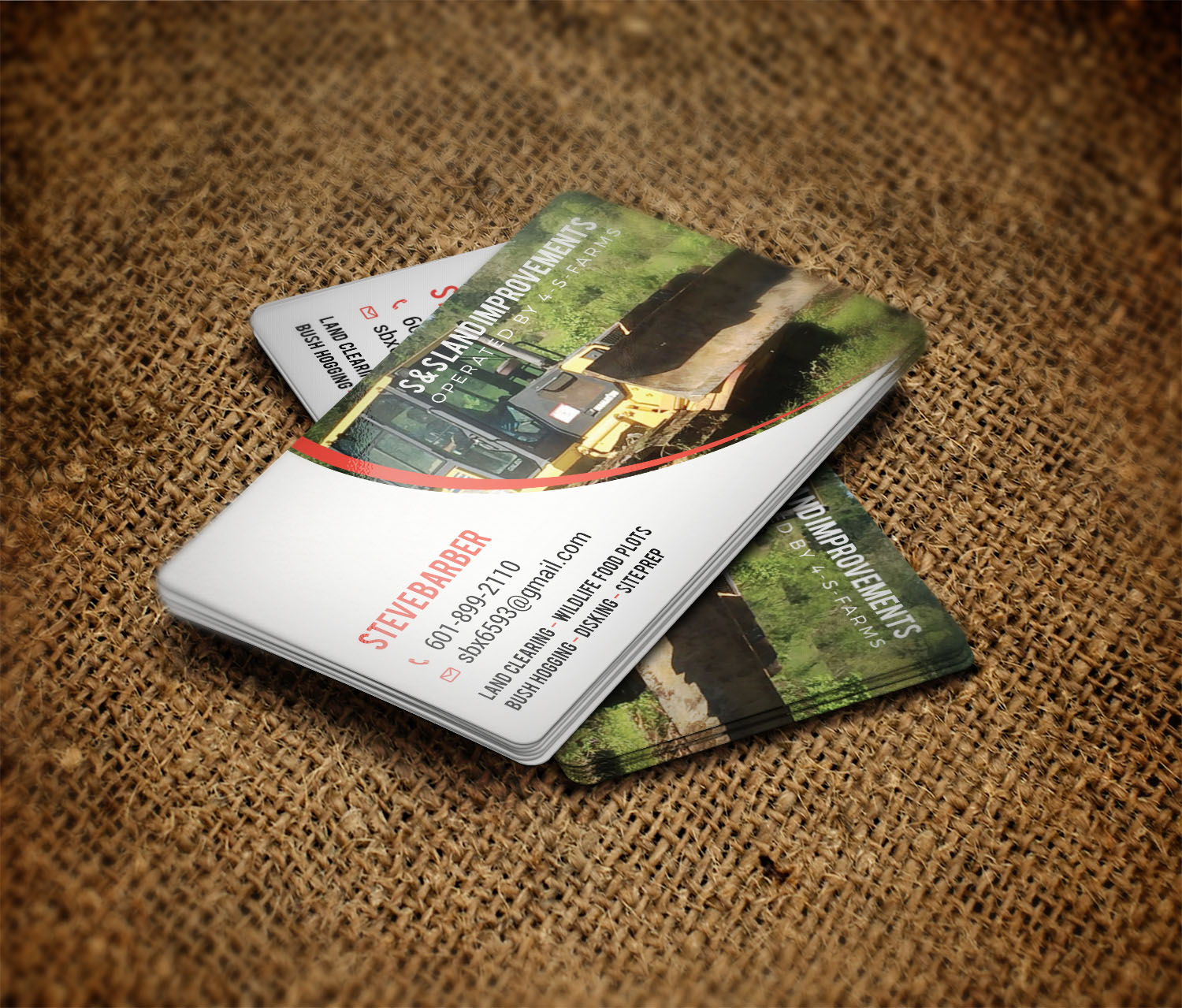 Business Card Design by Tripti Ranjan Gain for S&S Land Improvements | Design #18296261