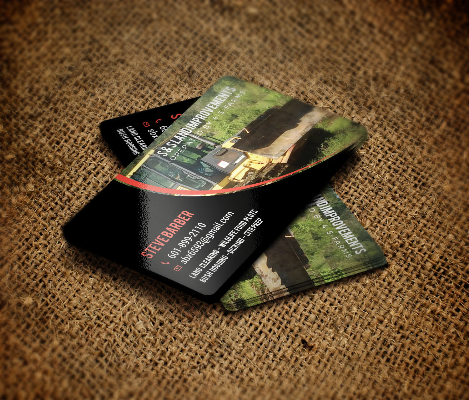 Business Card Design by Tripti Ranjan Gain for S&S Land Improvements | Design #18296262