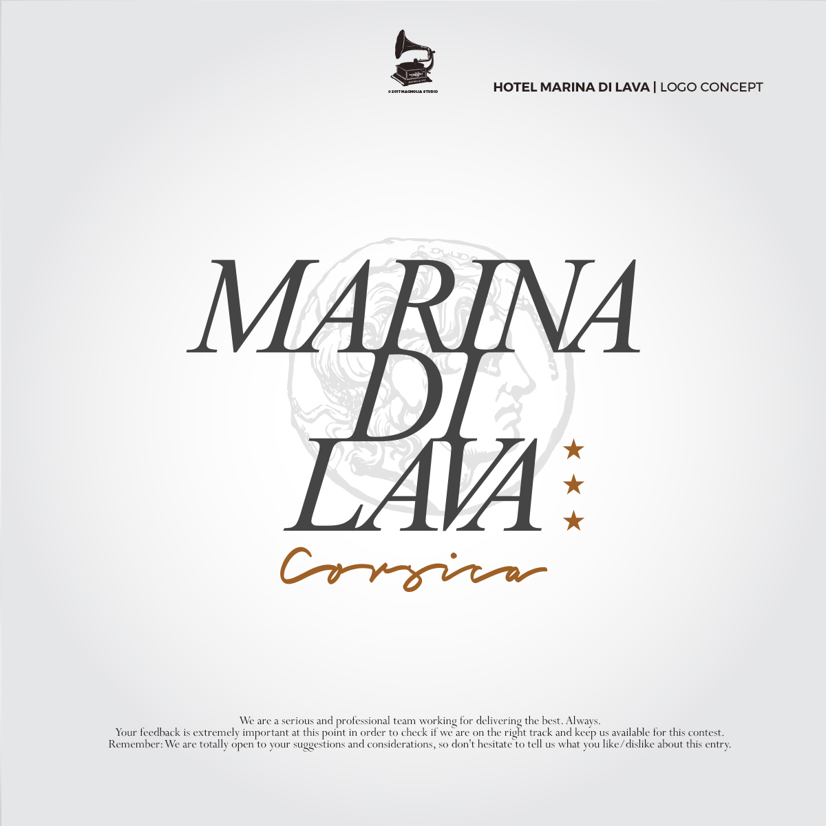 Logo-Design von Magnolia S für Marina Di Lava | Design #18304976