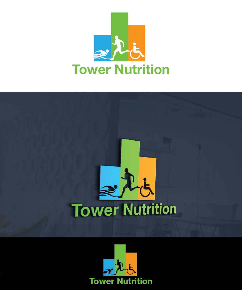 Logo Design by Isnah Logo for Tower Nutrition | Design #18270641