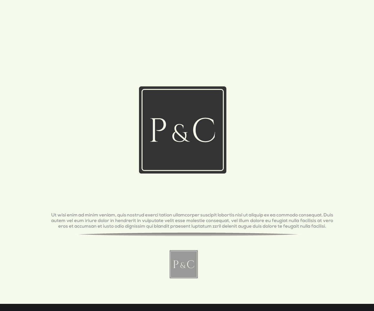 Logo-Design von Niizam's für P&C | Design #18318706
