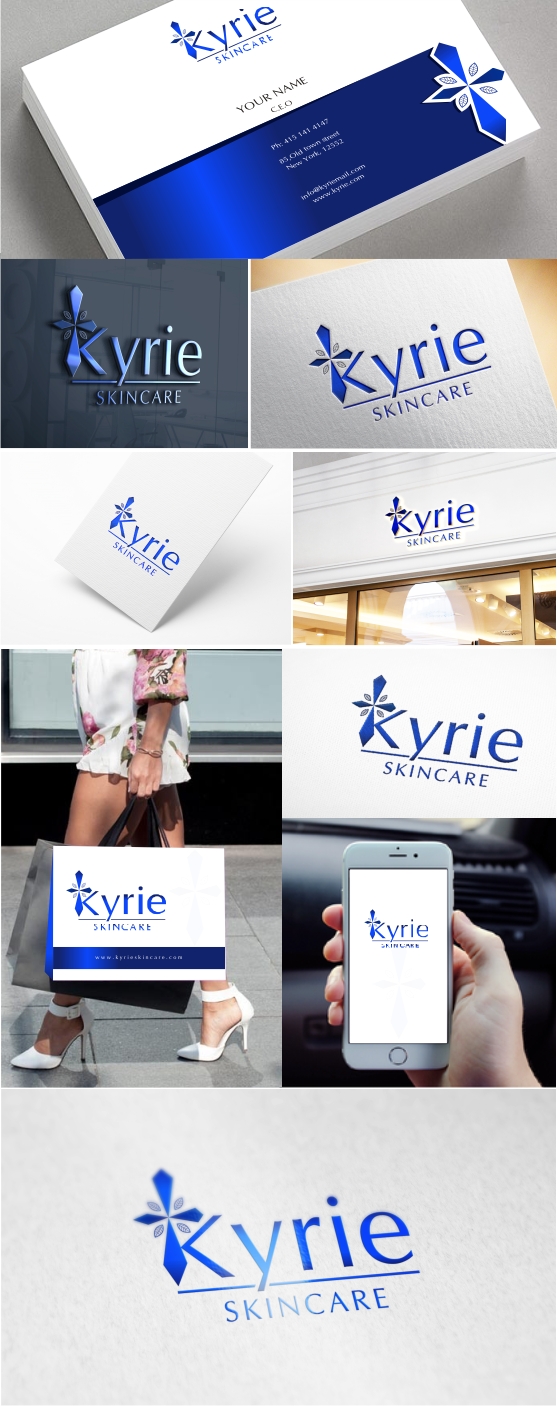 Logo Design by Soul Light for Kyrie Skincare, LLC | Design #18352704