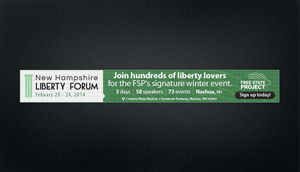Whistleblowing, Privacy & Police State conference banner ad | Diseño De Banner Publicitario por designhero