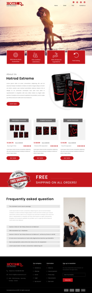 Web Design by Dream Logo Design for this project | Design #18305638