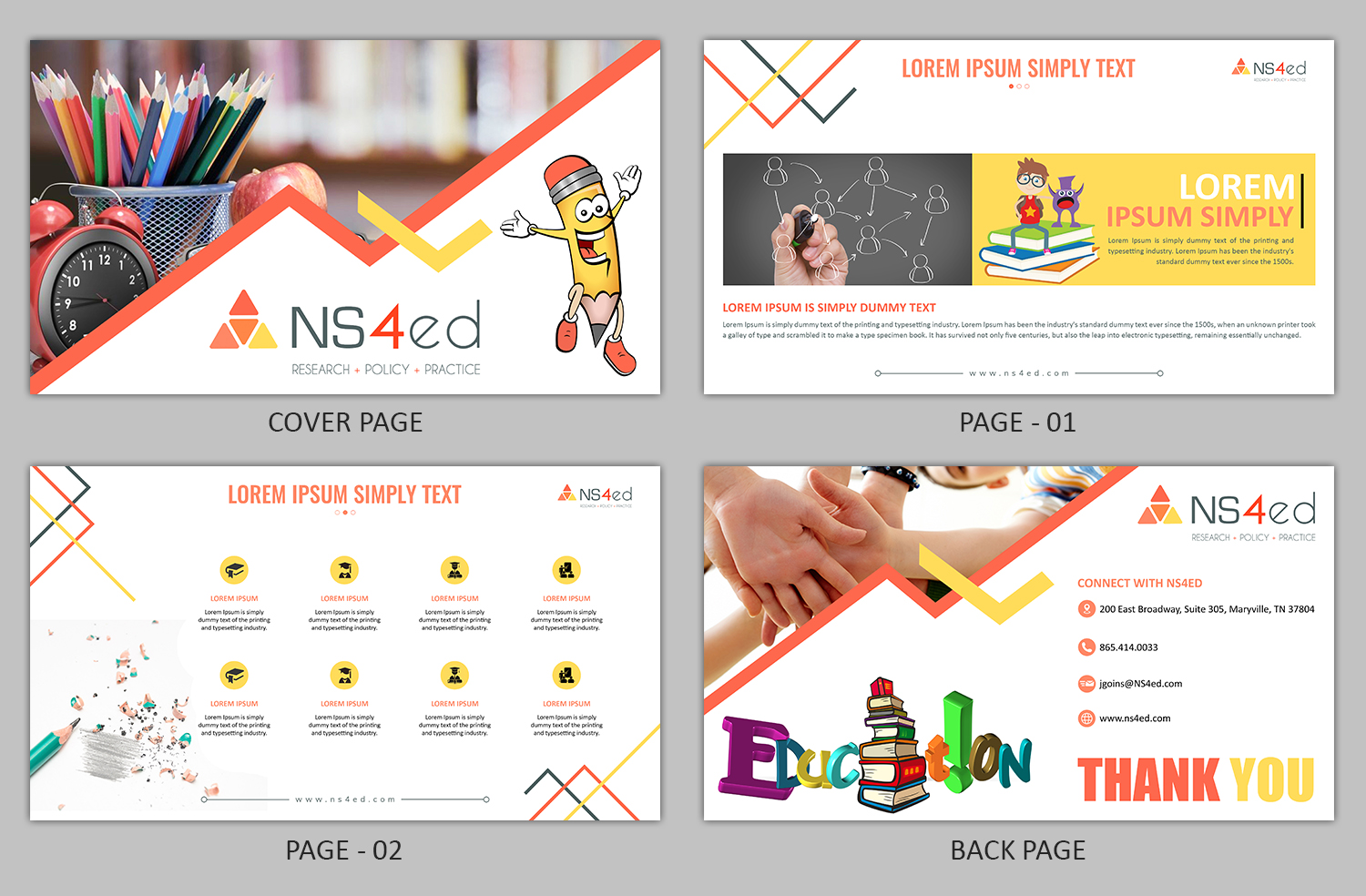 Design de PowerPoint par SAI DESIGNS pour NS4ED | Design #18302037