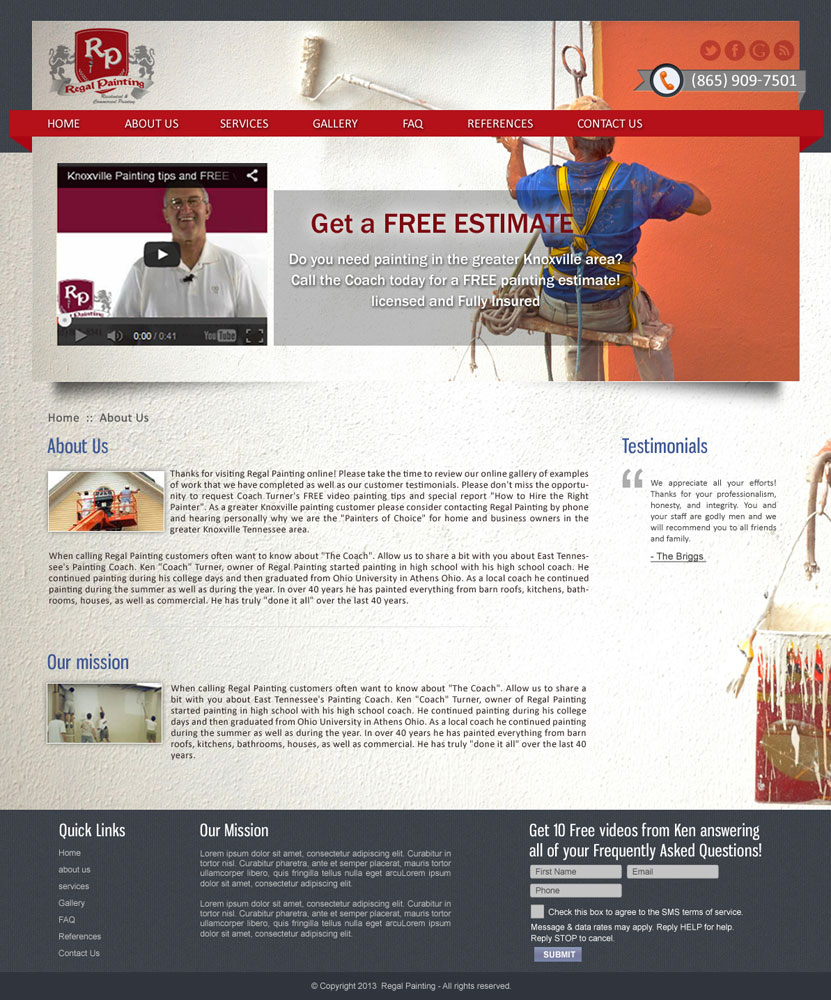 Web Design by vinita for Maverick Web Video | Design #2842330