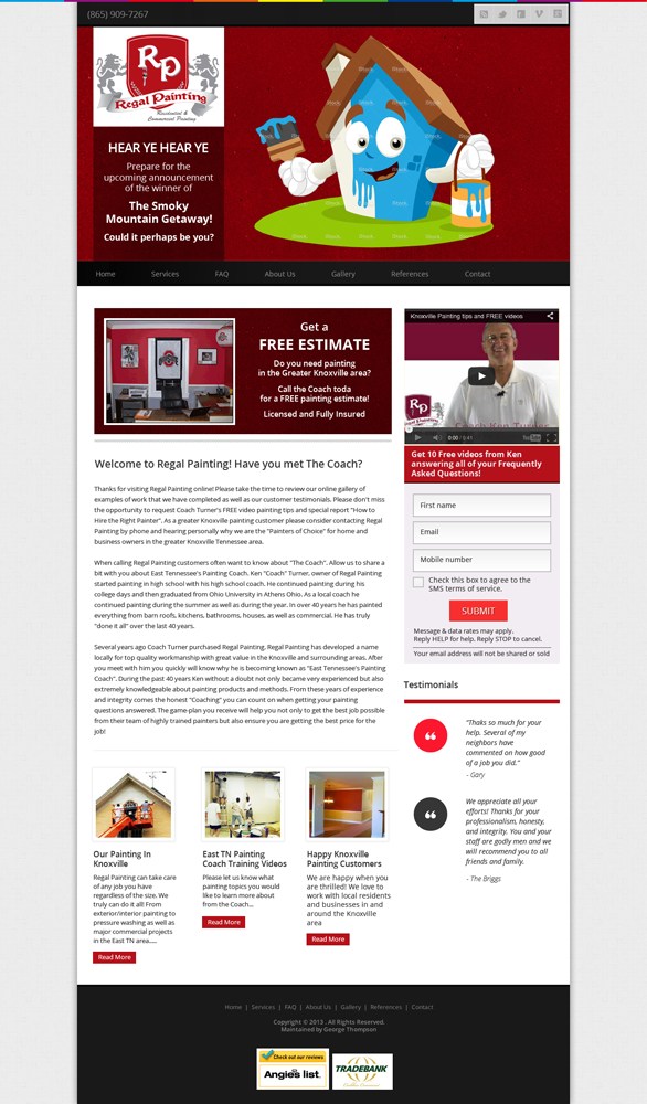 Web Design by  Artman for Maverick Web Video | Design #2841831