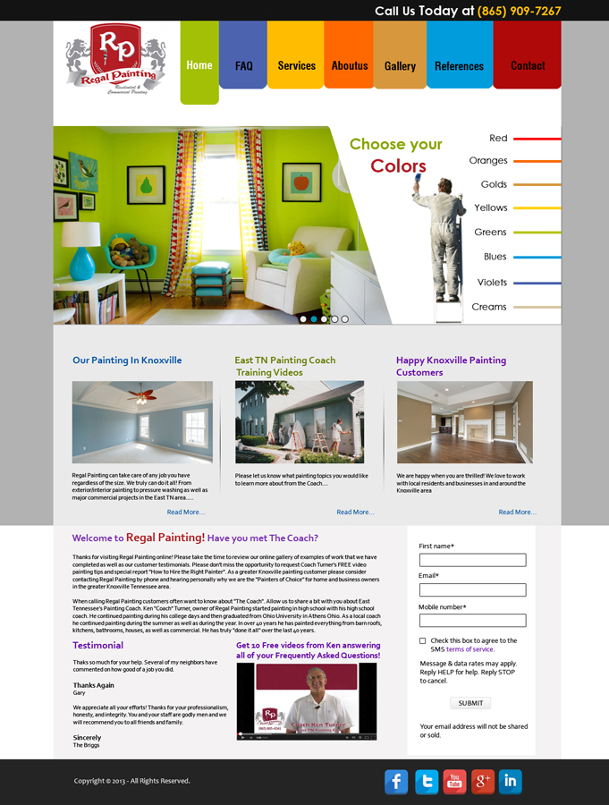 Web Design by Srikanth 2 for Maverick Web Video | Design #2820306