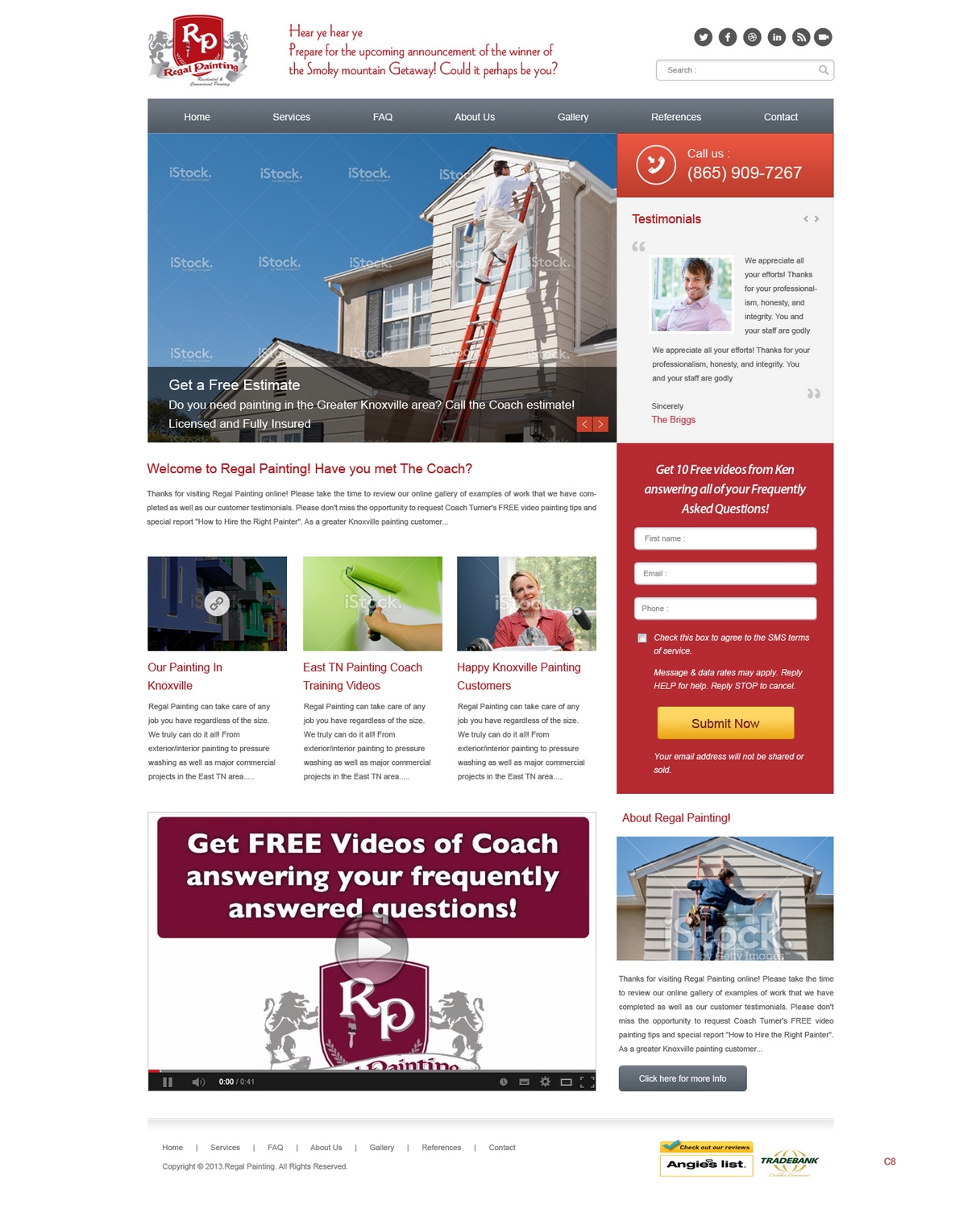 Web Design by pb for Maverick Web Video | Design #2814232