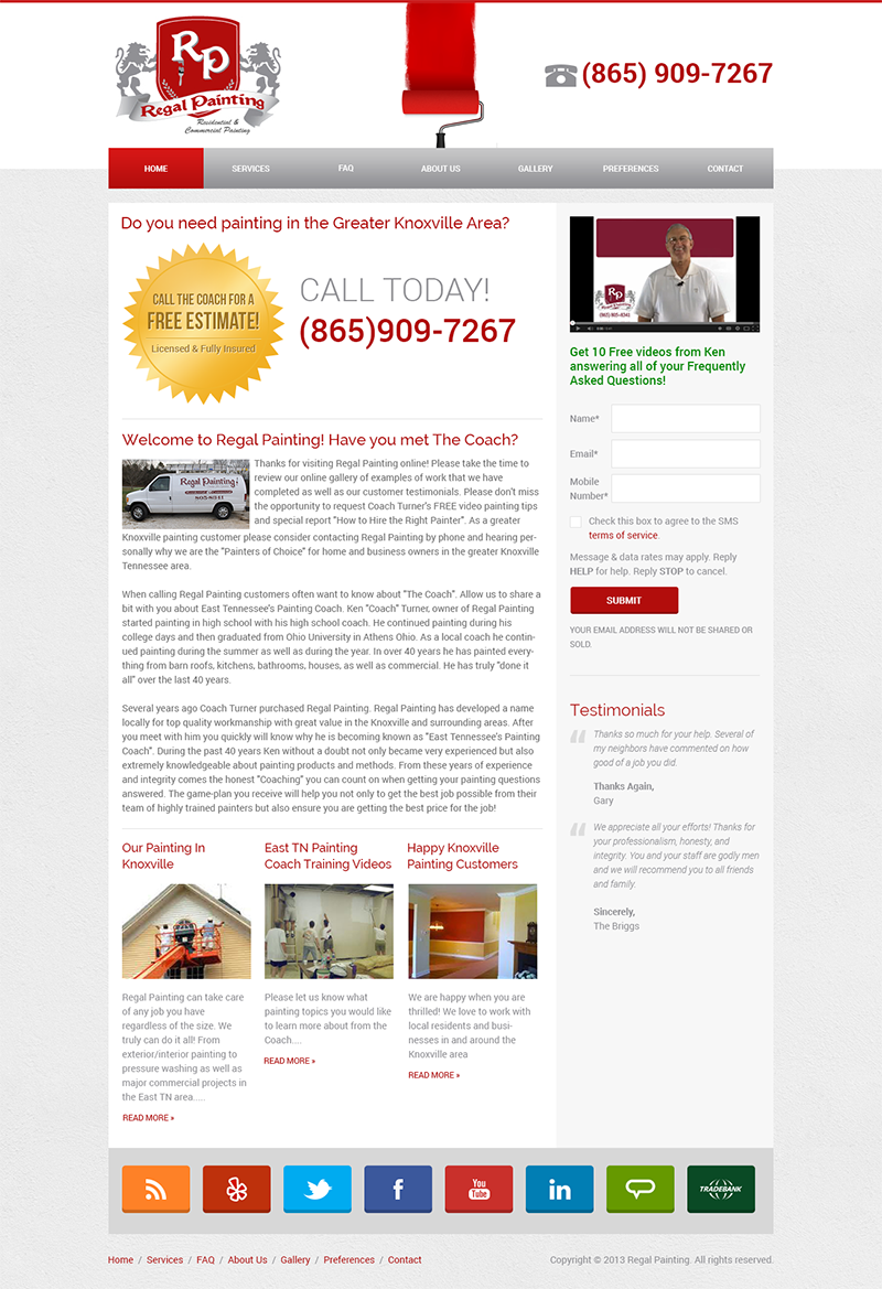 Web Design by gfxanomics for Maverick Web Video | Design #2827006