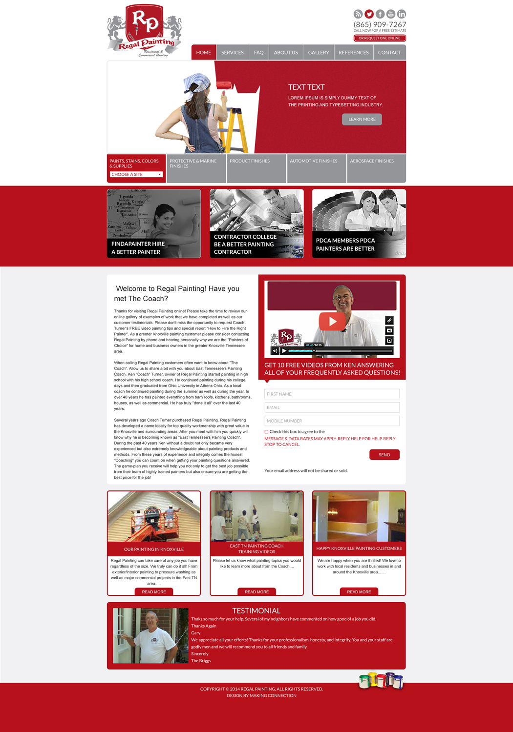 Web Design by Impressive Solutions for Maverick Web Video | Design #2812129