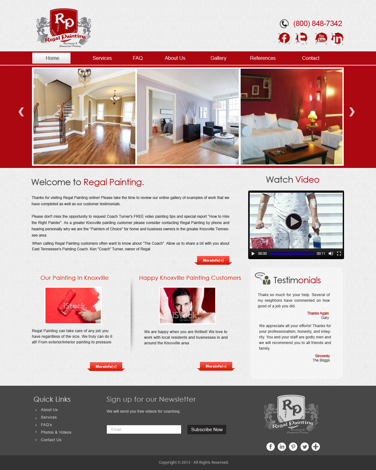 Web Design by Creative X Designs for Maverick Web Video | Design #2835397