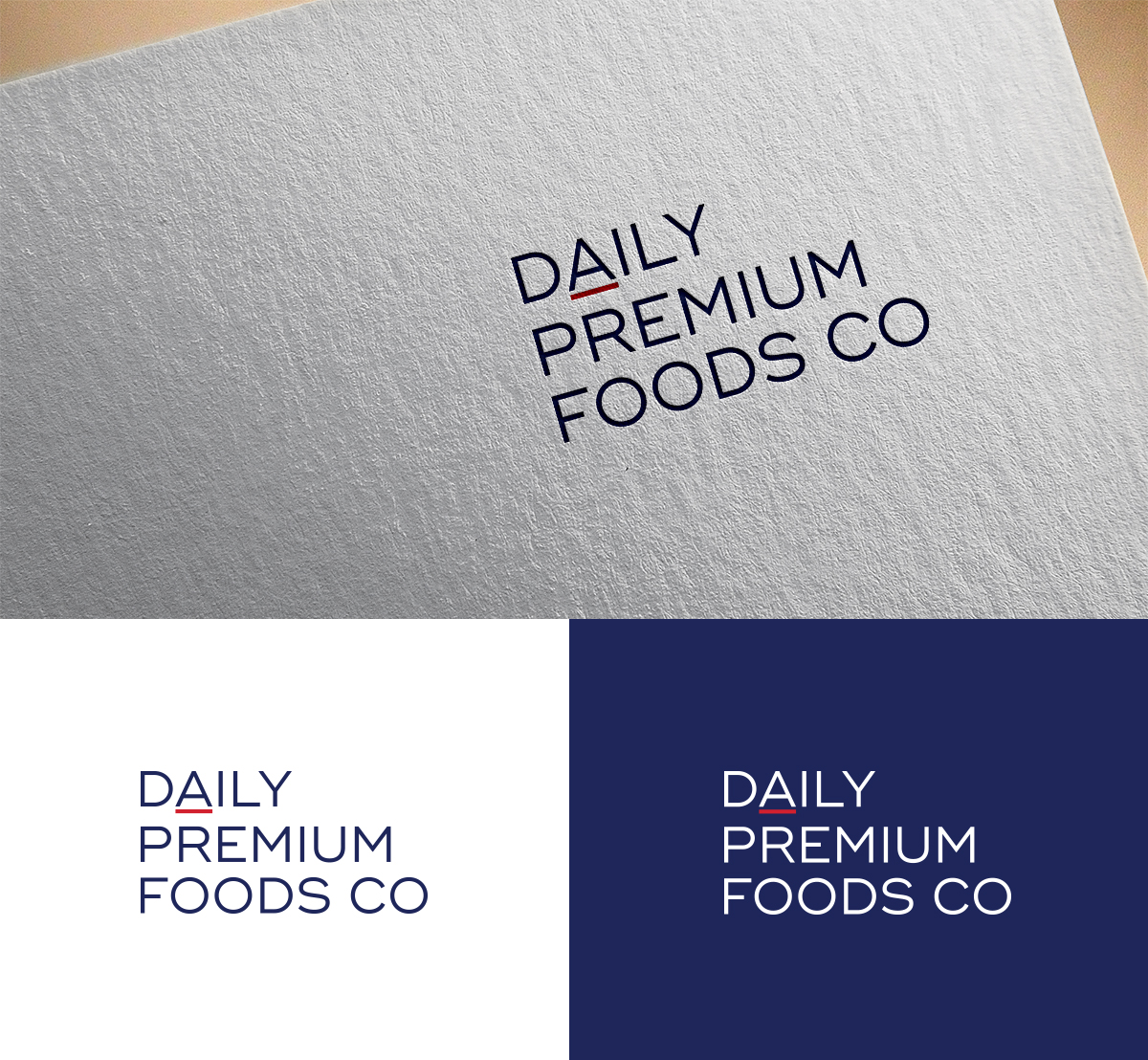 Logo Design by PointGrfx for DAILY PREMIUM FOODS CO. | Design #18274113