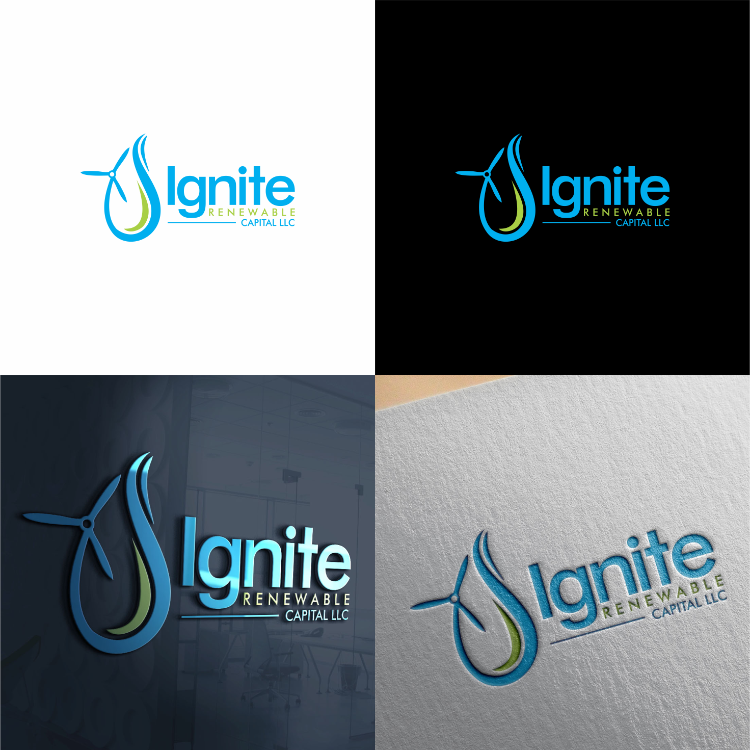 Logo Design by Khalik for Ignite Renewable Capital LLC | Design #18278116