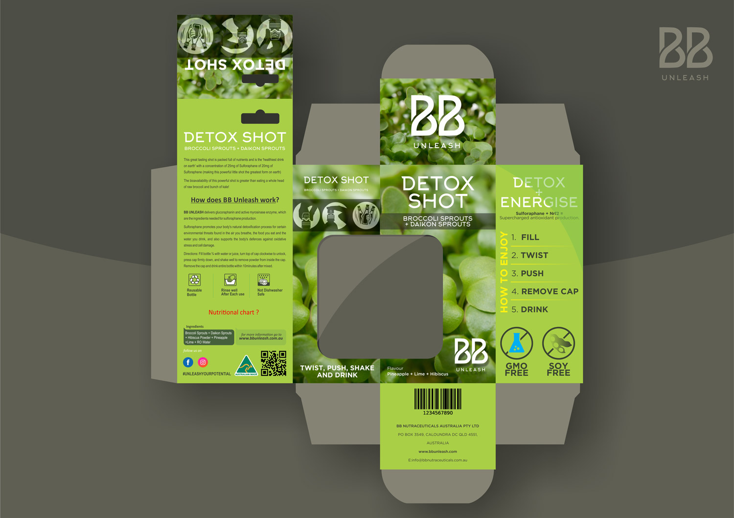 Packaging Design by uk for BB Nutraceuticals Australia Pty Ltd | Design #18302857