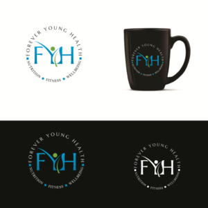 FOREVER YOUNG HEALTH or FYH (FOREVER YOUNG HEALTH) (nutrition/fitness/wellbeing) | Logo Design by emptyboxgraphics