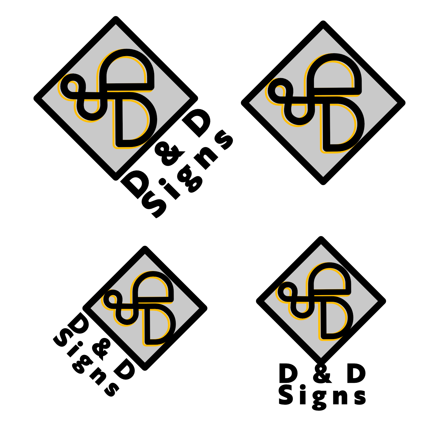 Logo Design by Pvalente Graphic Arts for Dudley & Dennis Signs | Design #18338673