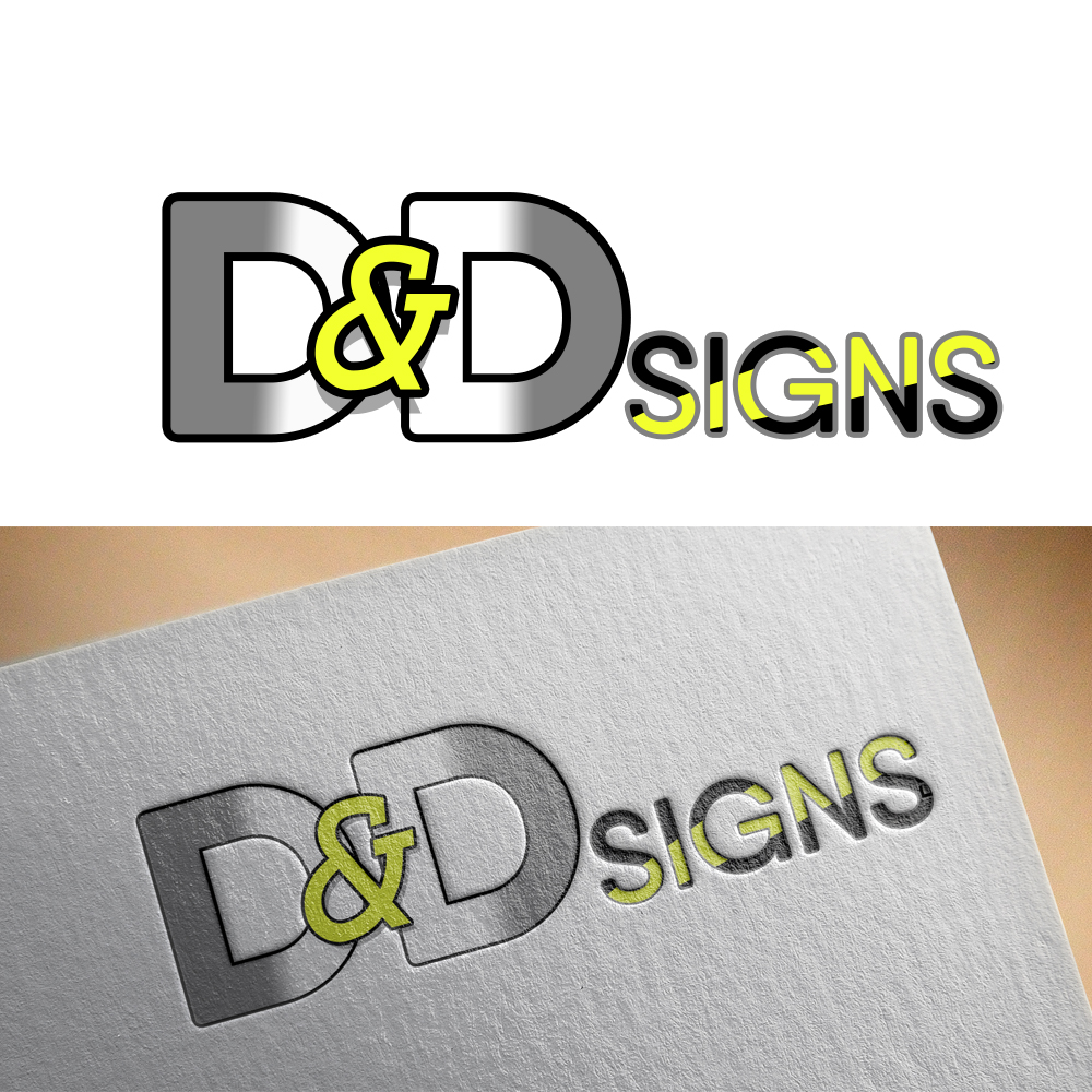 Logo Design by mr.kevin_balota12 for Dudley & Dennis Signs | Design #18366296